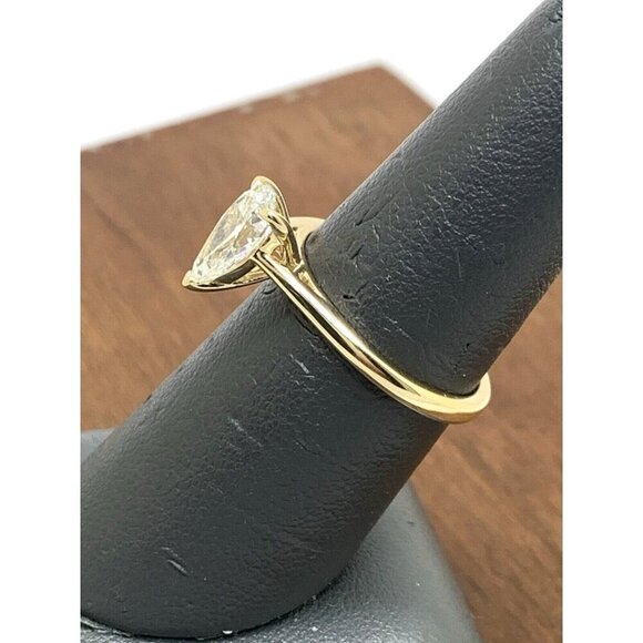 Unique Moments Engagement Ring Lab Created 1 Carat Diamond 14k Yellow Go… - Picture 6 of 14